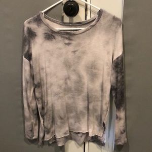 American Eagle Grey Tie Dye Tunic